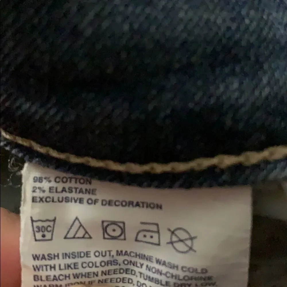 Authentic Icon star pocket cut off shorts. 34 - Picture 5 of 5